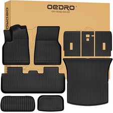 OEDRO Tesla Model Y Juniper Floor Mats 2025 2026 Custom Fit All-Weather TPE