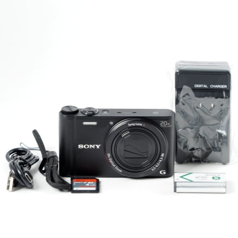 Sony Cyber-shot DSC-WX350 Digital Camera 18.2MP Black #14061