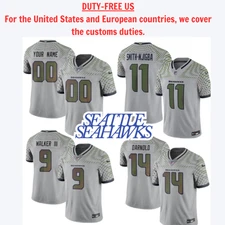 Seahawks 2025 “Rivalries” MEN Stitched Jersey Gray