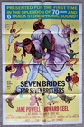 SEVEN BRIDES FOR SEVEN BROTHER Jane Powell  Howard Keel Newmar movie poster 3050