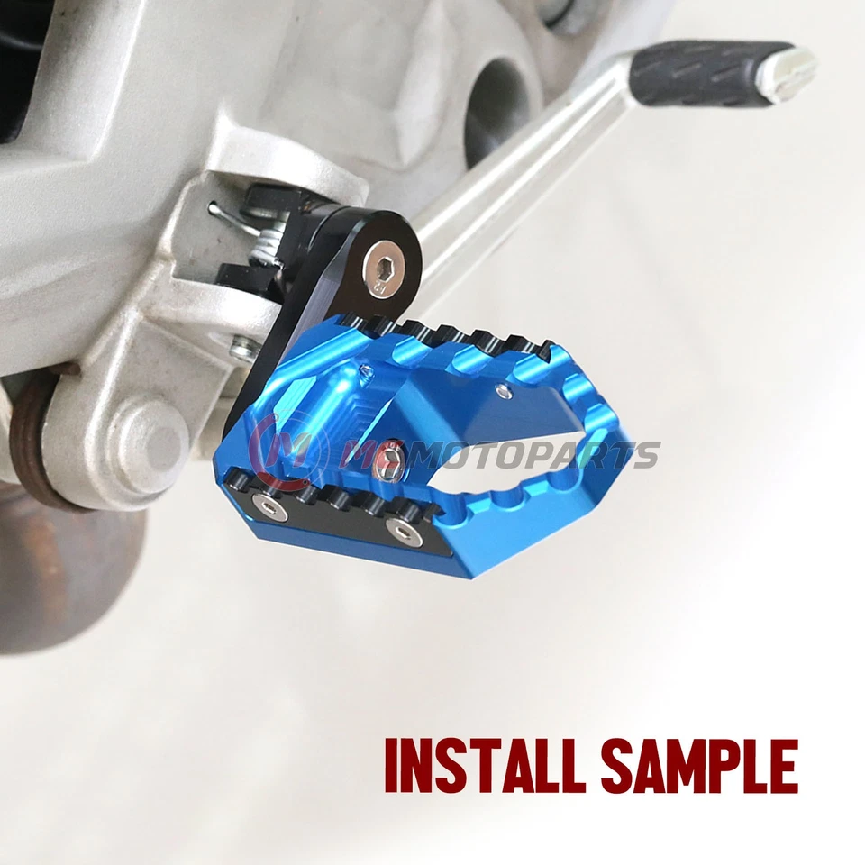 Para Suzuki GSXR 600 2001-2005 1,5 pulgadas estriberas anchas traseras de pasajero descendente Foto 2 de 4