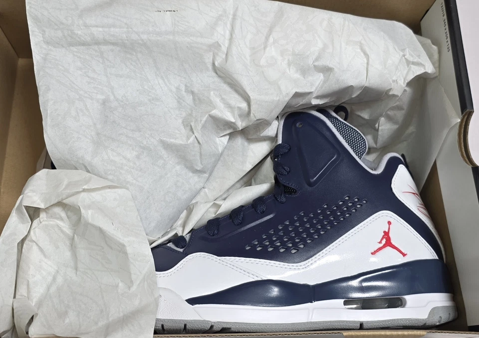 Nike Air Jordan Flight SC 3 Talla 9 Azul Marino/Blanco Hombre’s 629877-407 NUEVO en Caja Foto 3 de 4