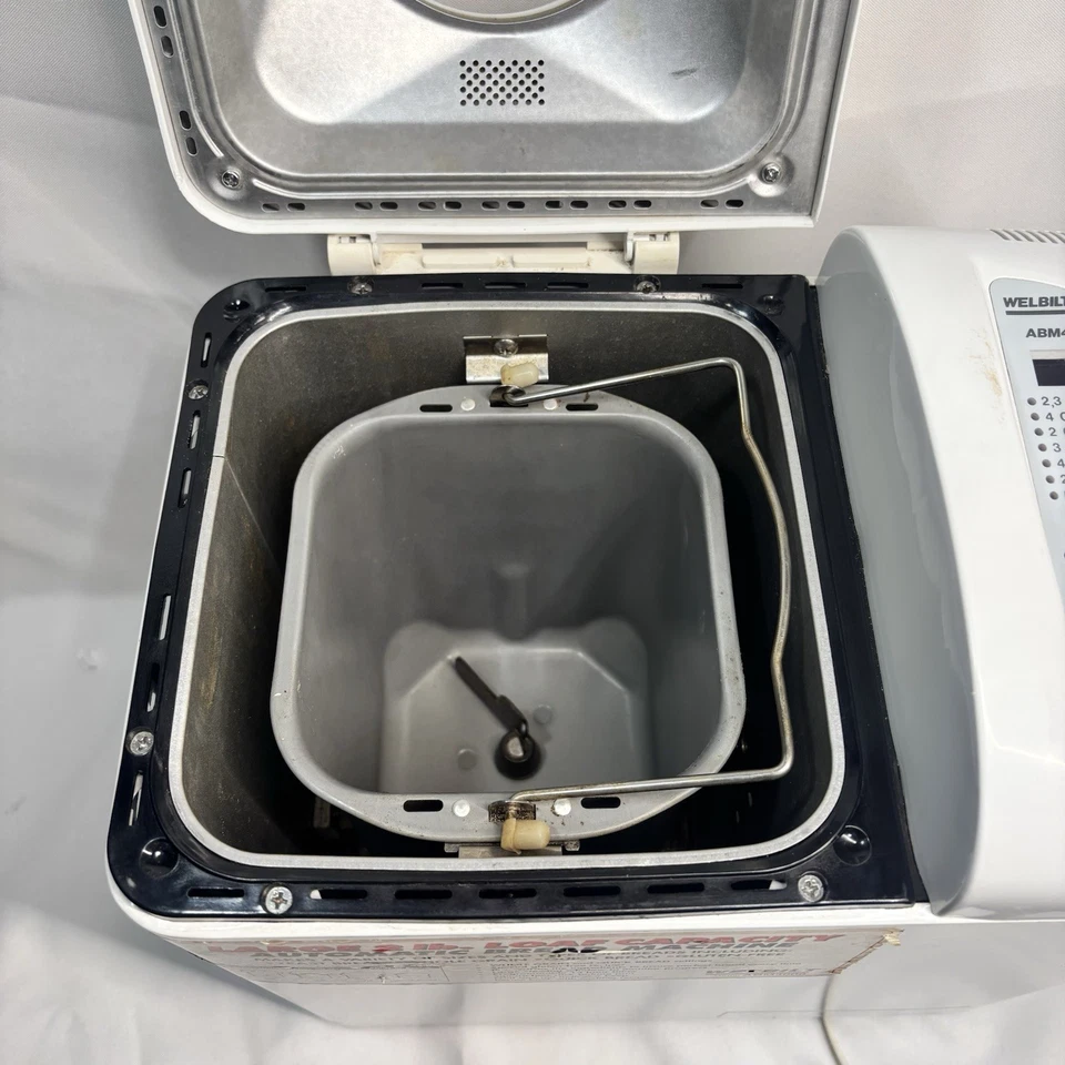 Máquina de Pan Welbilt ABM4000 Probada Funciona De Colección Años 90 2-3 LB Pan Blanco Foto 3 de 4