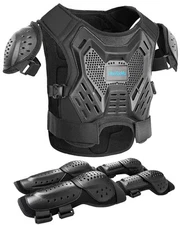 Kids Dirt Bike Gear, Youth Motocross Armor Protective Vest Suit，Children Ches...