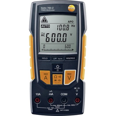 testo 760-2 Hand-Multimeter  digital  CAT III 1000 V, CAT IV 600 V Anzeige (C...