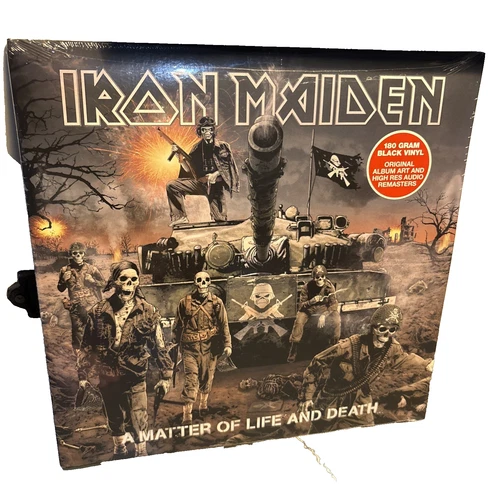 Iron Maiden - A Matter of Life and Death LP Vinyl Record New Sealed with Hype