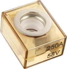 BOJACK Terminal Fuse 250A Marine Rated Battery Fuse (MRBF) 58V DC Max IP66 Water