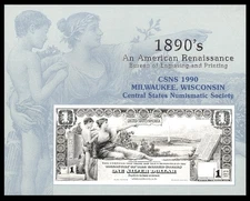 SOUVENIR CARD B136/NSC51 1990 CSNS MILWAUKEE - MINT