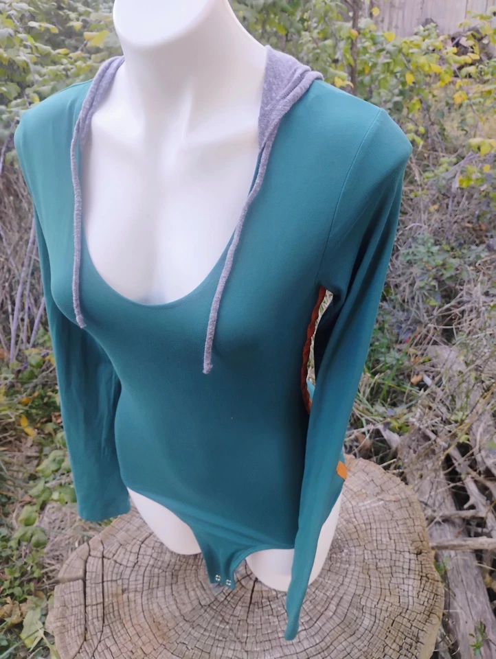 Moletom com capuz autoestima Boho Elf Woods tom terroso leve encaixe médio abaixo dos anos 90 Y2K  - Imagem 2 de 4