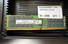 SAMSUNG 32GB PC4-19200 DDR4-2400T REG ECC Memory M393A4K40BB1-CRC