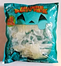 🎃 45 Piece Halloween Glow-In-The-Dark Party Pack – Brand New! 👻