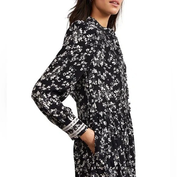Hobbs London Limited Edition Victoria Printed Dress SZ 4 US