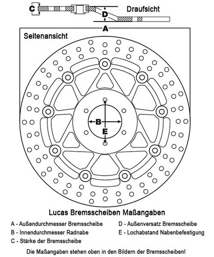 Bremsscheibe für BMW F 800 S E8ST/K71 2009 TRW Lucas MST356 - Bild 3 von 3