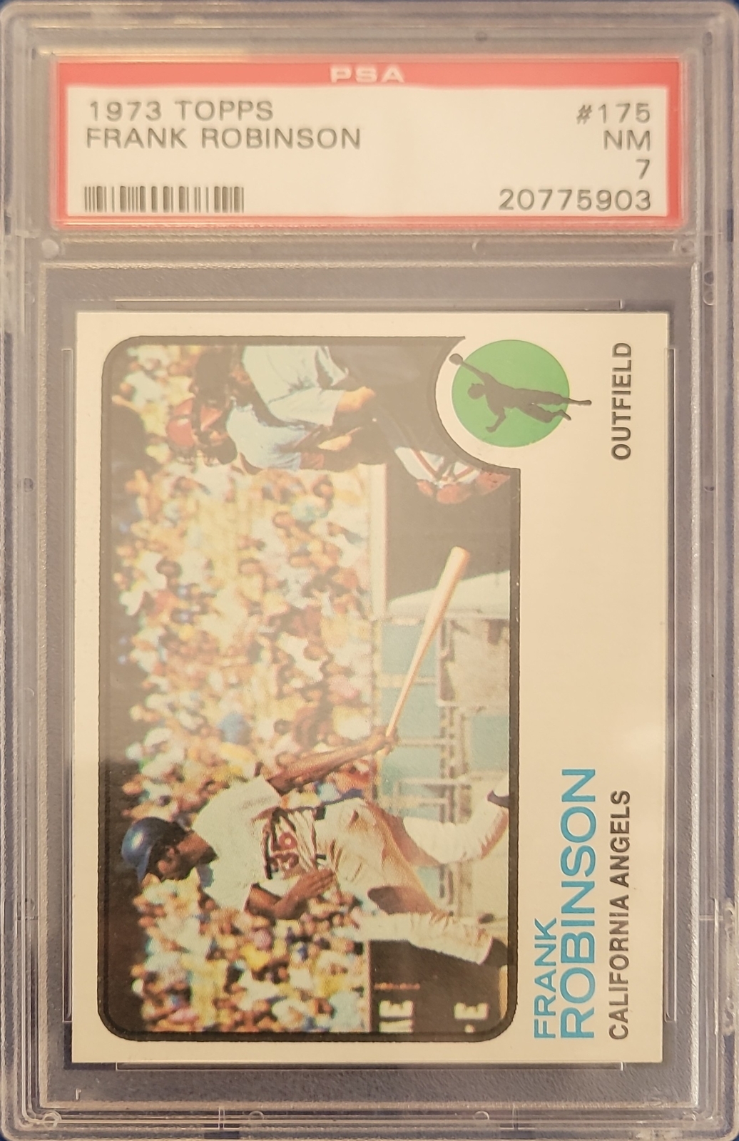 1973 Topps #175 Frank Robinson PSA 7