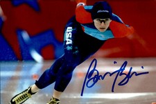 Bonnie Blair Signed Autographed 4x6 Photo Speed Skating Olympic Gold Medalist #5