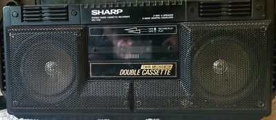 Vintage Sharp Dual Cassette Recorder Player Radio Stereo Boombox wq-t232. | eBay Vintage Sharp Dual Cassette Recorder Player Radio Stereo Boombox wq-t232. | eBay