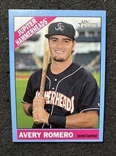 AVERY ROMERO #117 2015 Topps Heritage Minor League Blue Border Rookie/Prospect