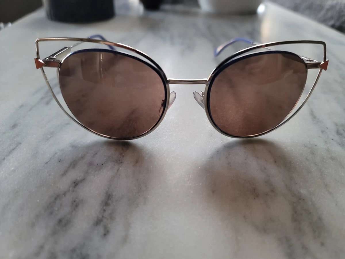 Fendi metal cheap cat eye sunglasses