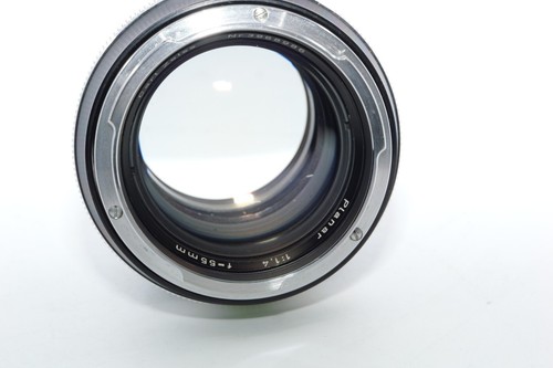 Zeiss Contarex 55mm f 1.4 Planar Black Standard Lens . Hood. Skylight Filt. Caps - Picture 13 of 22