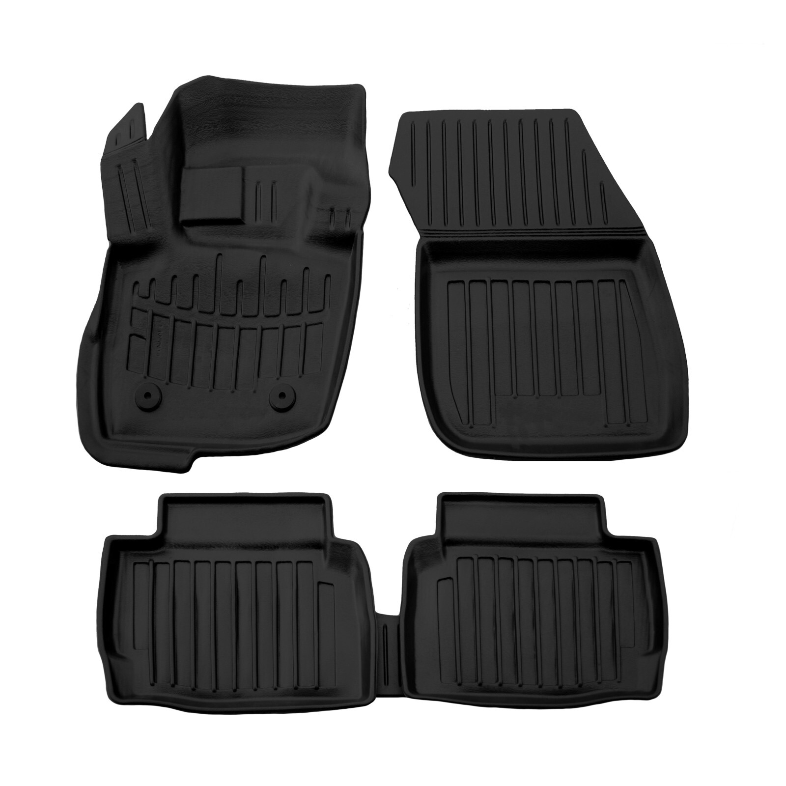 Floor Liners 3D Mats Tray Fits Ford Fusion 2012-2016 Full Set Premium ...