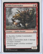 MTG Goblin Cratermaker Guilds of Ravnica (GRN) Uncommon Magic #103/259 Unplayed