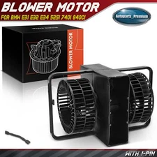 HVAC Blower Heater Motor With Fan Cage for BMW E34 E32 E31 525i 740i 64111374377