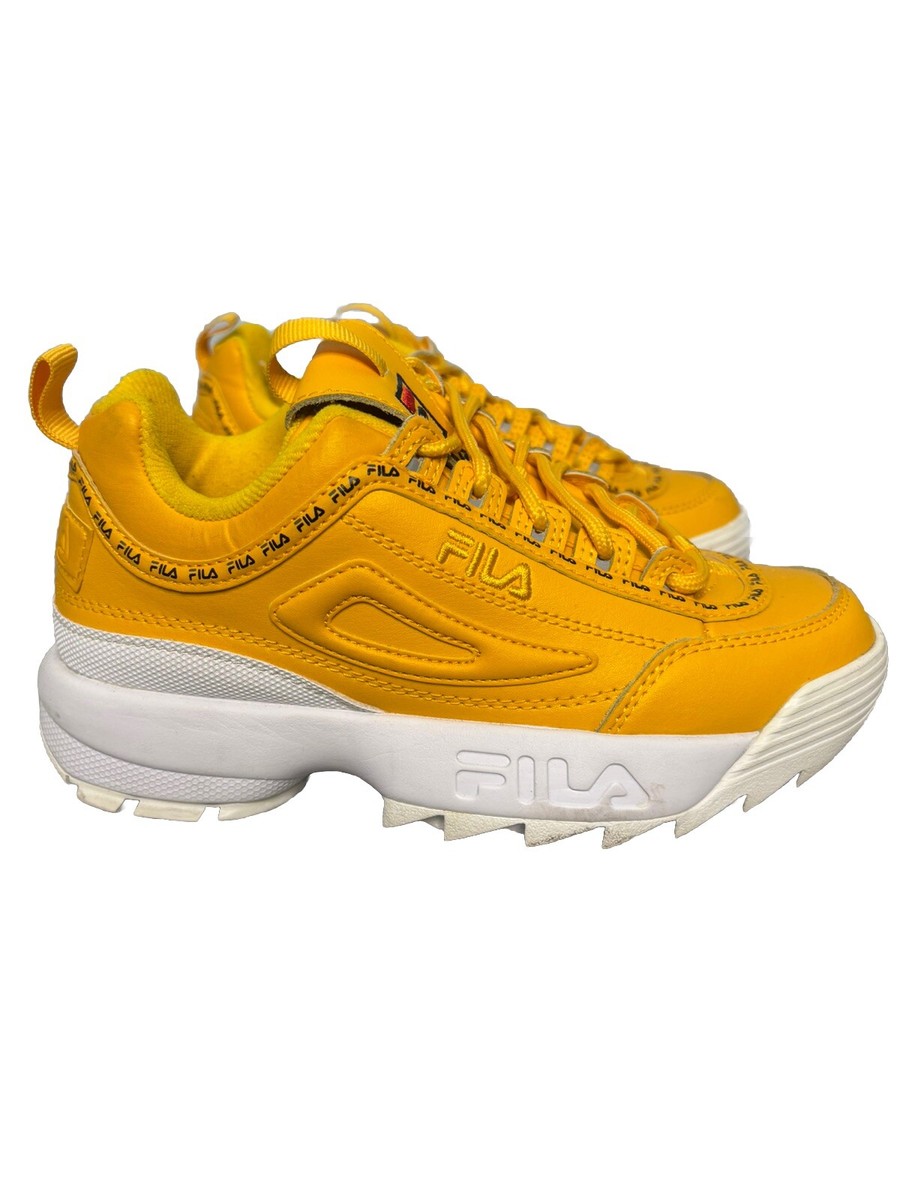 Fila Disruptor Premium Repeat Boys SZ Athletic Shoes