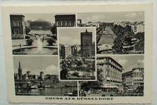 Postcard ~ 1950: Düsseldorf Rhine multi-pict...