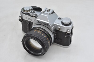 EXC+++++] Canon AE-1 Silver 35mm Film Camera FD 50mm f1.4 s.s.c.