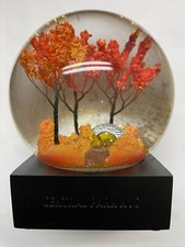 NYC Central Park Autumn Bridge Snowglobe
