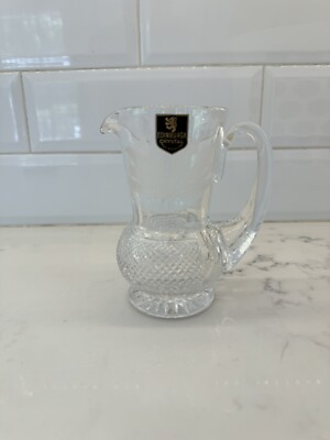 Edinburgh Crystal Clear Textured Thistle Pitcher