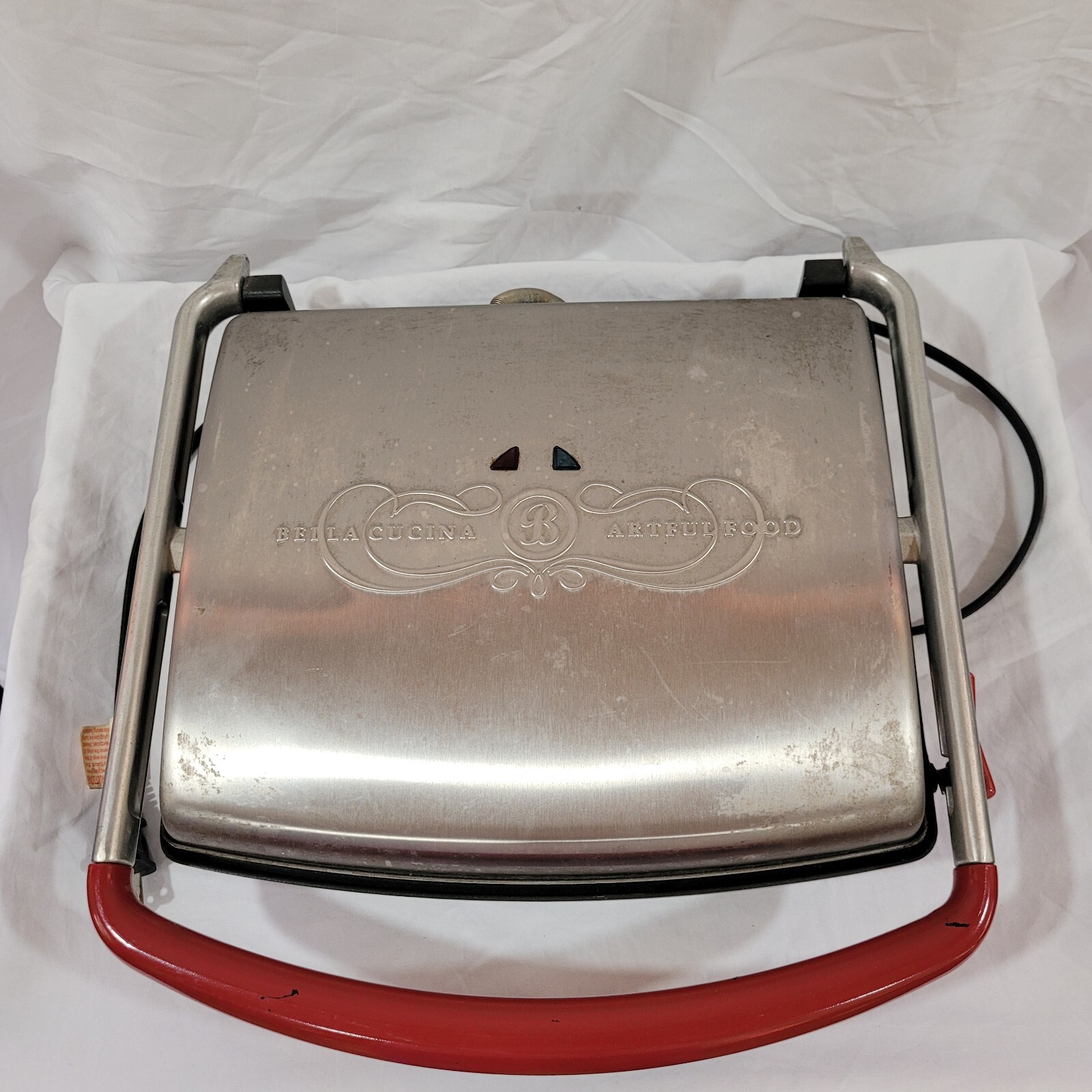 Bella Cucina Artisan Panini Grill Press for Perfect Sandwiches