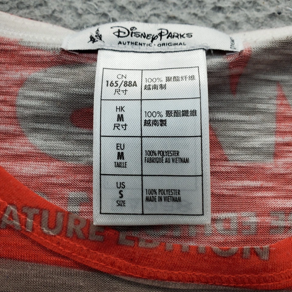 Disney Parks Blouse Top Womens Small Multi MY TRUE LOVE Mickey and Minnie Mouse - Image 3 of 4