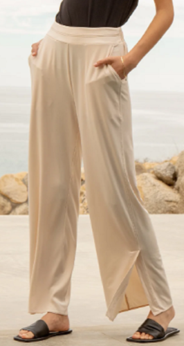 ADAY - Fluid Pants Making Waves Cupro Cream Sand SIZE S=36/38 - New - Photo 1 sur 5