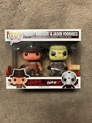 FUNKO POP! エルム街の悪夢　13日の金曜日　フレディ　vs ジェイソン Amazon.com: Funko POP! Movies 2 Pack Freddy Krueger & Jason