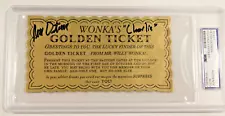 Peter Ostrum Signed / Autographed Willy Wonka Golden Ticket Charlie PSA/DNA