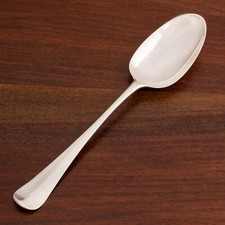 JAMES MANNERS HANOVERIAN STERLING SILVER TABLE SPOON SHELLBACK SCALLOP 1742
