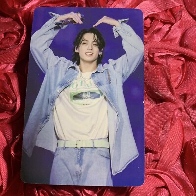 JUNGKOOK BTS Tattoo SEVEN Edition Celeb K-pop Photo Card Blue Heart