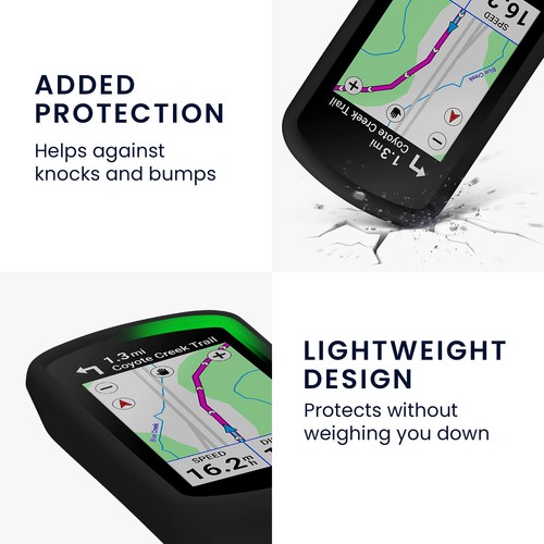 Custodia per Garmin Edge Explore 2 Cover Navigatore GPS Silicone - Zdjęcie 2 z 8