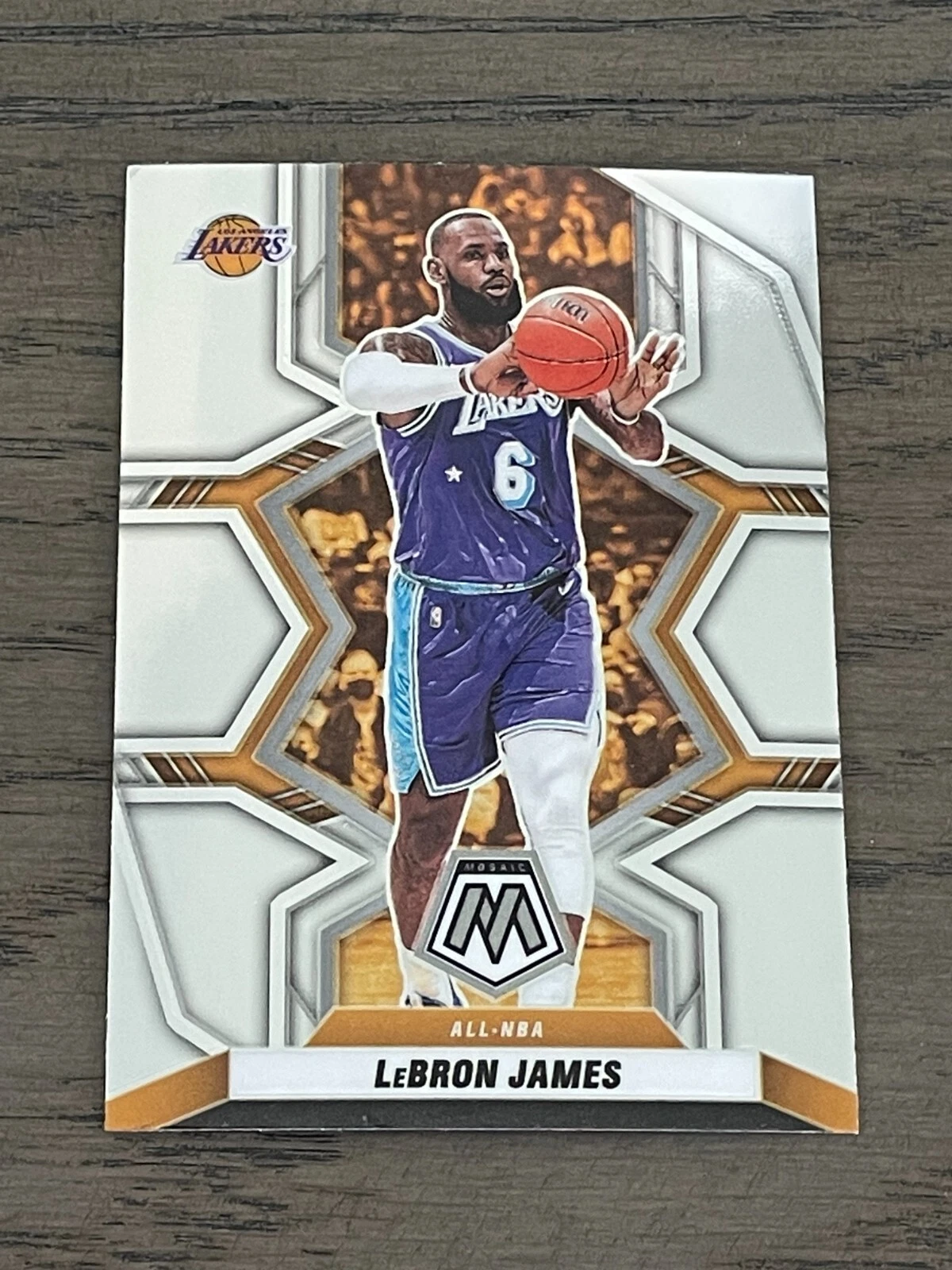 2021-22 Panini Mosaic LeBron James All-NBA #286 Los Angeles Lakers
