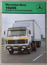 Mercedes-Benz 1628S Tractor Unit Brochure 1984 - 38 Ton