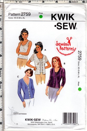 CHOICE: Kwik Sew by Kerstin Martensson Patterns: Misses' Tops Blouses Tunics Mor - Picture 54 of 59