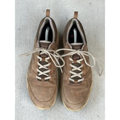 ECCO EPR 4.0 Brown Leather Lace Up Sneaker Shoe Men display picture 1