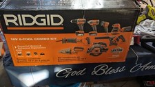 Ridgid R96850 18V Cordless 8-Tool Combo Kit w...