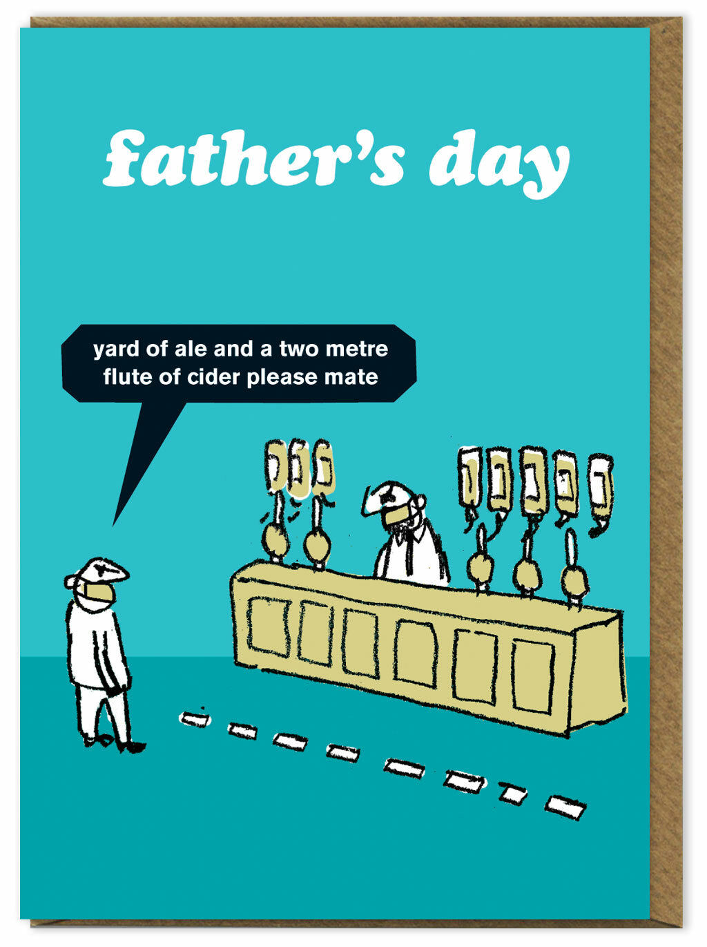 Modern Toss Cards Funny Hilarious Father's Day Humour Cheeky Cartoon Comedy Dad