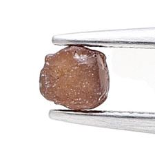 NATURAL ROUGH DIAMOND LOOSE UNCUT DIAMOND RAW DIAMOND 0.64CT GRAYISH BROWN COLOR