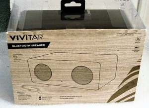 vivitar wood bluetooth speaker