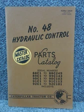 OEM Factory CAT Caterpillar no. 48 Hydraulic Control Parts Catalog Book Manual