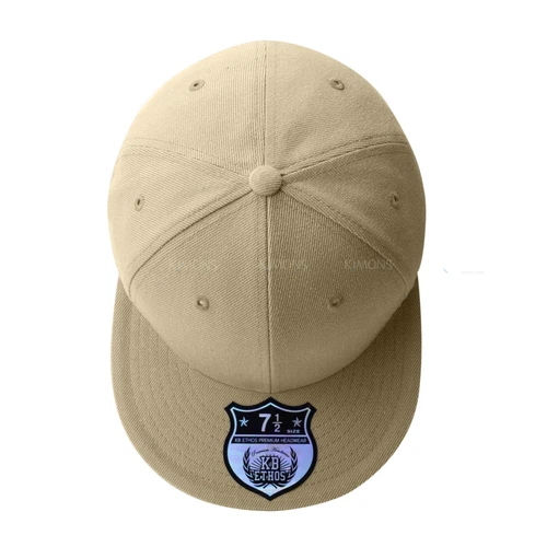 Premium Solid Fitted Baseball Cap Hat Blank Plain Flat Bill 9-Sizes Trucker 2026