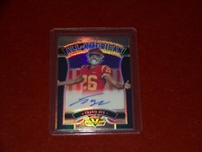 2022 Leaf Valiant All American Navy Blue Auto 11/20 Travis Dye